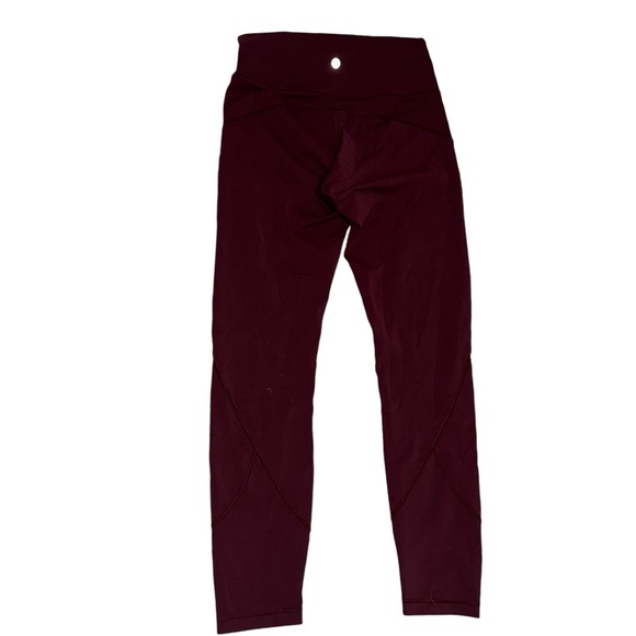 Lululemon In Movement 7/8 Tight Everlux 25" Plum Shadow Size 6 LW5BPGS - Picture 3 of 7